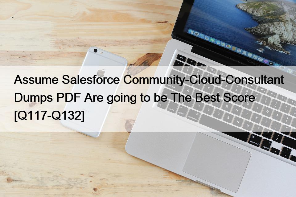 Assume Salesforce Community-Cloud-Consultant Dumps PDF Are going to be The Best Score [Q117-Q132]